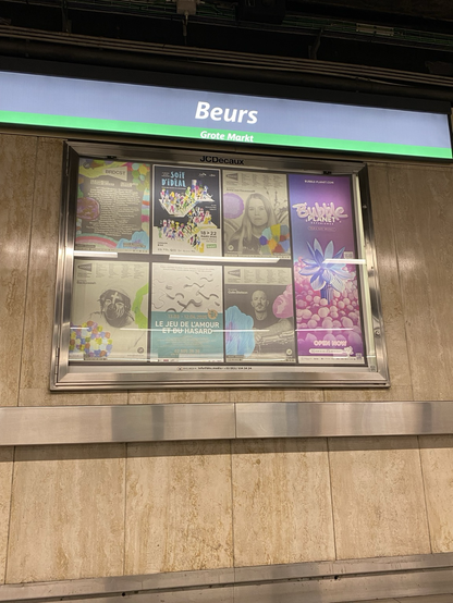 Event posters (all photos posted)