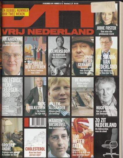 Cover van tijdschrift Vrij Nederland
