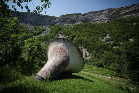 Trompe des graves, au Faï, dans les Hautes-Alpes