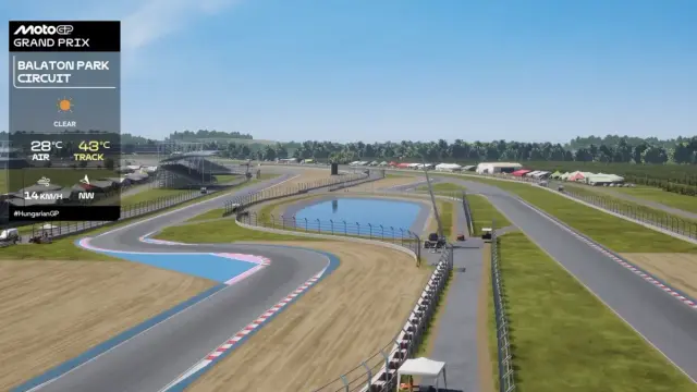 A new MotoGP 25 video features Aprilia MotoGP rider Marco Bezzecchi alongside eSports racer David Turrisi as they both try out the new Balaton Park Circuit for the first time.