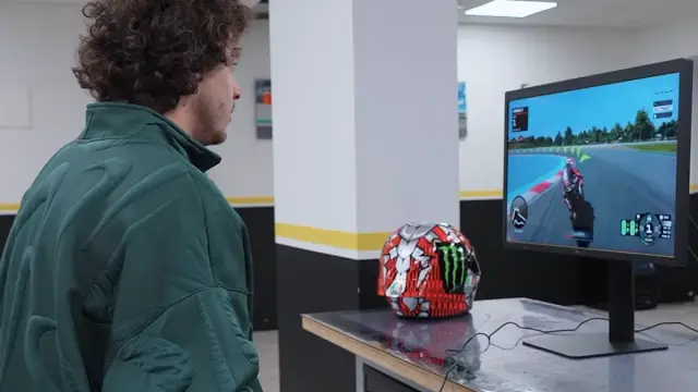 As part of the promotion for the upcoming MotoGP 25 game, out at the end of April, Aprilia's Marco Bezzecchi has been virtually riding the new Balaton Park Circuit in Hungary to learn the new layout...