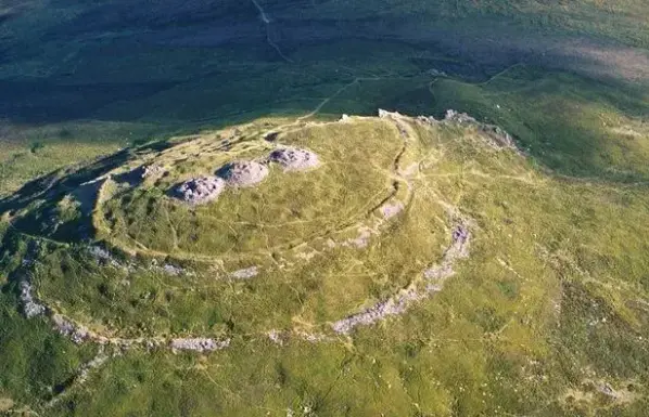 The hillfort from air