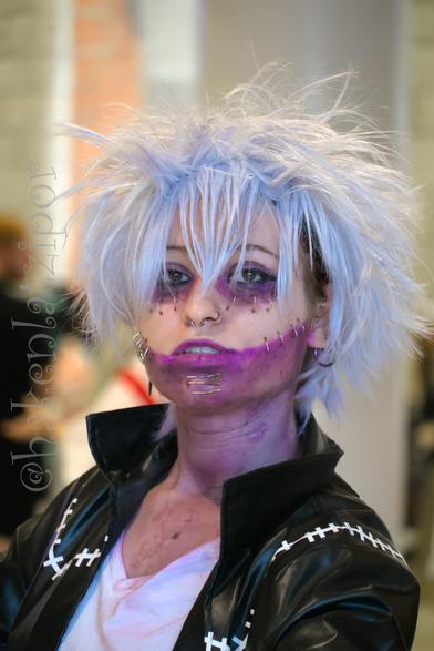 Cosplay of Dabi/Toya from My Hero Academia. By @hakenlatzipor. At Animatsuri 2024.