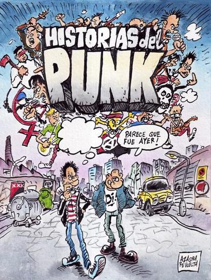 Carlos Azagra y Encarna Revuelta han encargado a sus personajes Pedro Pico y Pico Vena que den un buen repaso a la historia del #punk español.

https://www.grafitoeditorial.com/comic/historias-del-punk

#Rock #Comic #Press #Medios