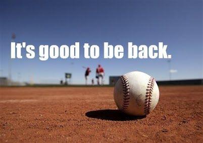 welcome back Baseball