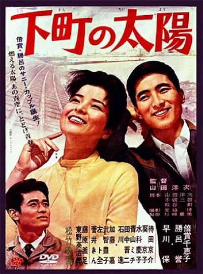 下町の太陽 (1963) poster, other images are screenshots from movie