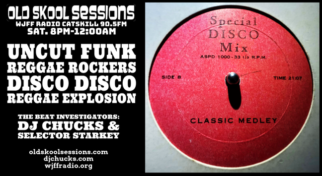 OLD SKOOL SESSIONS
Live Stream & Broadcasting Saturday 4/5/25 on WJFF Radio Catskill 90.5 FM from 8pm to 12am ET