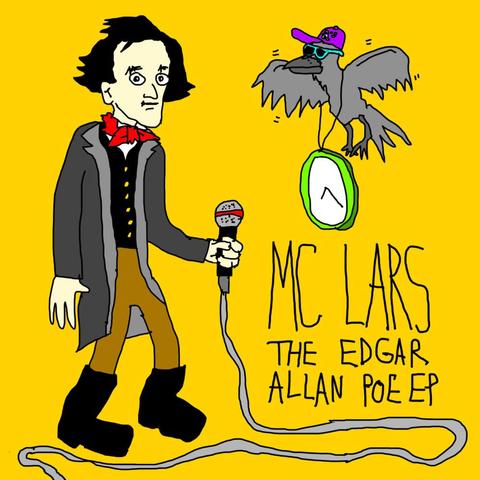 Wonderfully amateur art of MC Lars' Poe EP