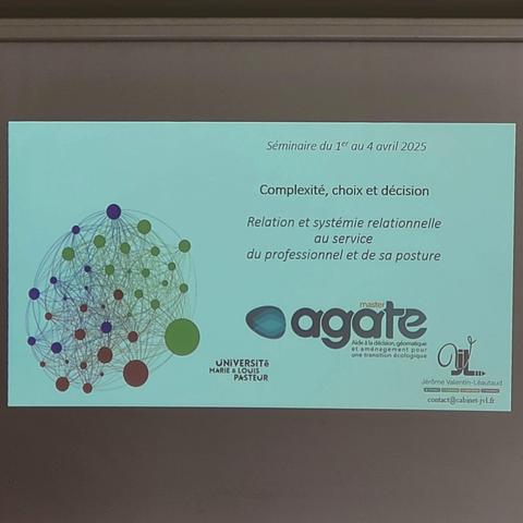Master Agate - 4 jours de seminaire