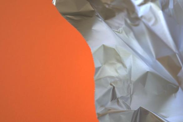 This is my fine art photograph, Untitled 119. I love how the orange plays off the gray. What are your thoughts? Fine art photography by Guy Farmer.