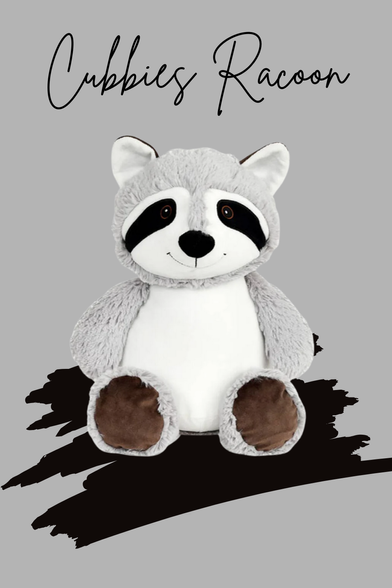 Cubbies Raccoon Plushie - Bandit
