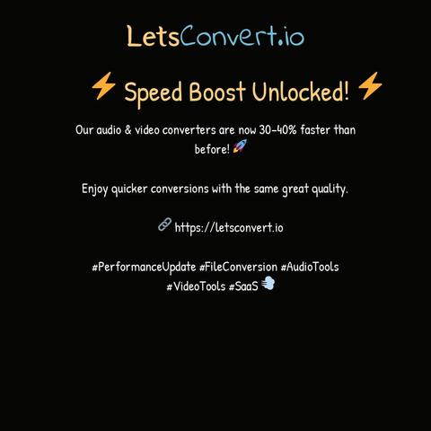 Faster Conversions