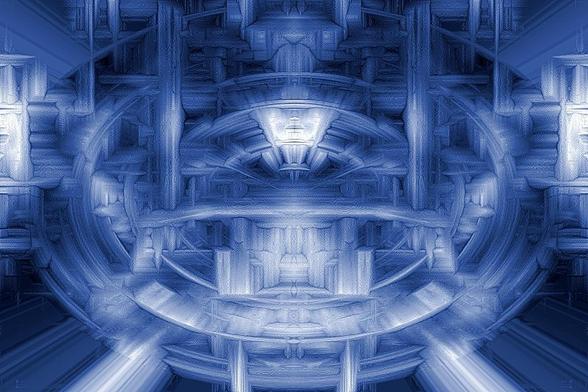 Computer-generated Picture: Fractal Noise Abstraction (1)