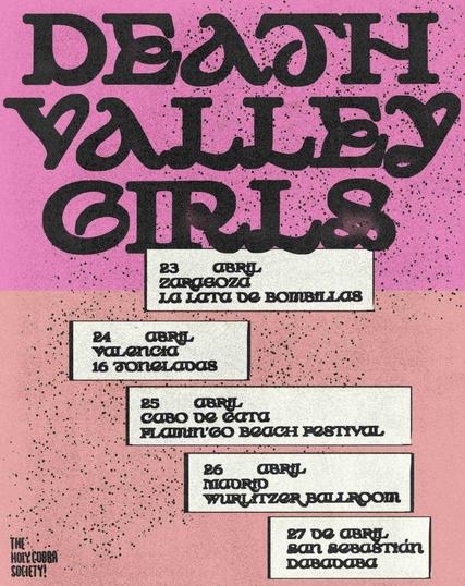 Death Valley Girls: conciertos en abril