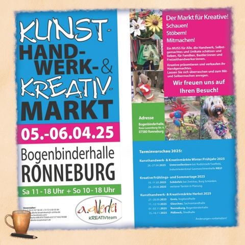 Kunsthandwerk- und Kreativmarkt Ronneburg