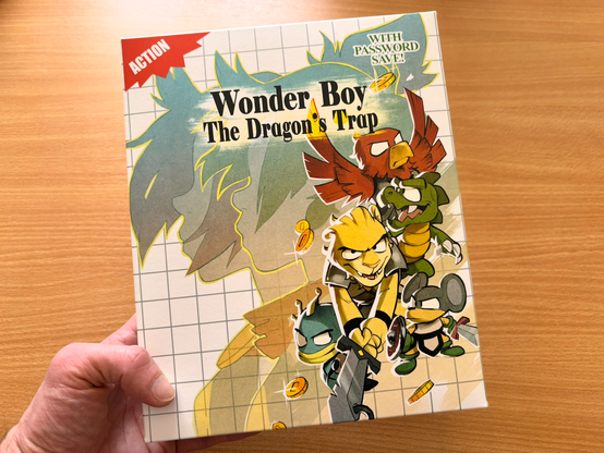 Wonder Boy: The Dragon's Trap box (2017, Lizardcube / Dotemu / Limited Run Games)