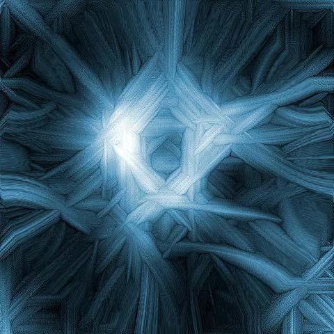 Computer-generated Picture: Fractal Noise Abstraction (2)