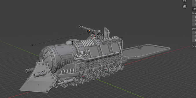 Work in progress. Imperial cargo train from Mystic Pigeon Gaming