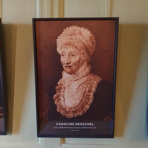 Caroline Herschel portrait: (1750-1848) astronomer and sister of William Herschel 