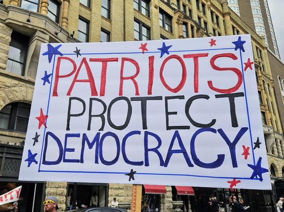 Patriots protect democracy