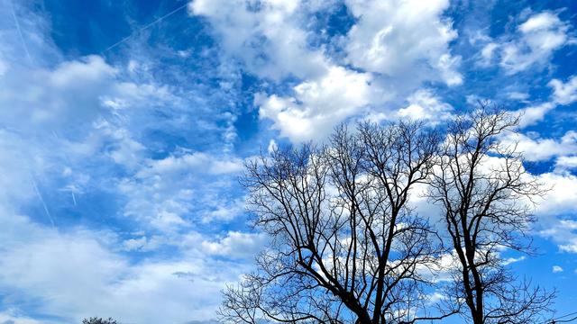 Sky above Moon Hollow Brewery. Blacksburg, Virginia.  