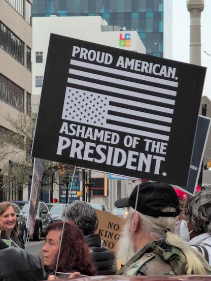 Proud American, ashamed of the president