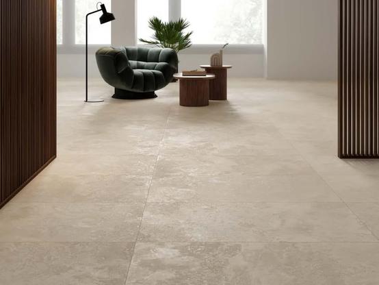 Silver Travertine tiles for a stylish garden walkway, blending natural tones with outdoor elegance.
