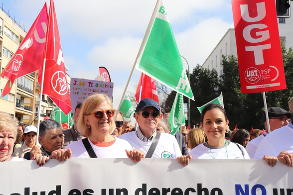 Manifestación por la sanidad pública 