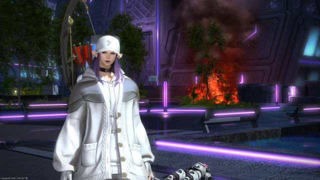 Warrior sternly scanning the area for danger and victims