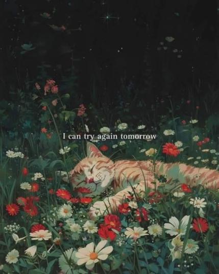 pic of cat lying in field

i can try again tomorrow