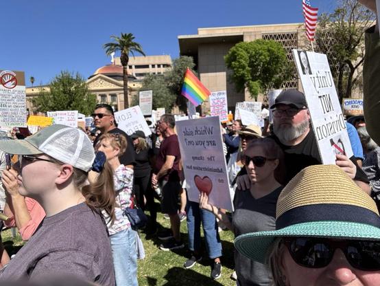 The beginning of the rally