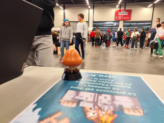 Notre stand vu par un champignon