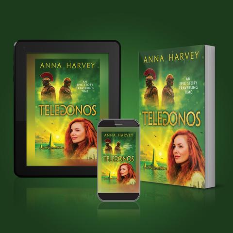Book covers of Telegonos novel presented in different formats