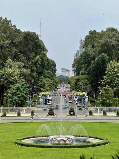 Avenida Le Duan, con 150 años de antigüedad en Ho Chi Minh.