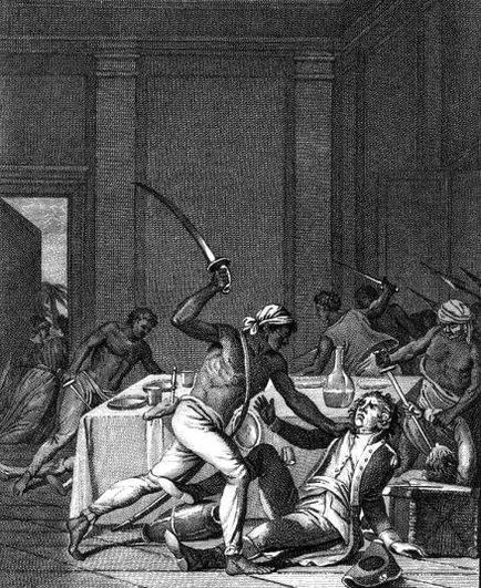 La rébellion de Tacky, composée d'une centaine d'esclaves akan et coromanti originaires de l'actuel Ghana, éclate dans la colonie jamaïcaine, alors britannique. Elle est finalement réprimée par les troupes britanniques et marronnes, mais d'autres soulèvements sont déclenchés et durent des mois.
source : @workingclasshistory