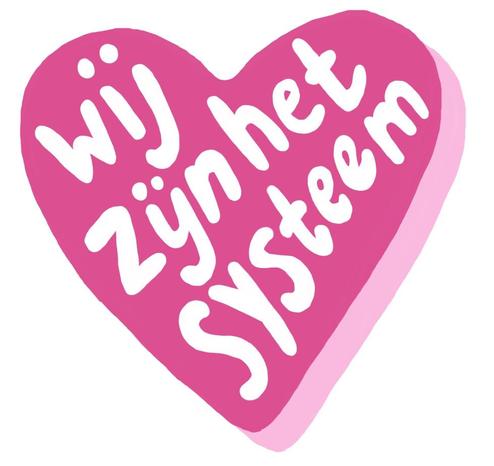 tekening van een hart: wij zijn het systeem