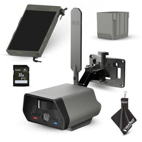 TACTACAM Defend Cellular Security Camera - No WiFi Required - Motion Activated Wireless Camera - Motion Detection - Includes Solar Panel, Rechargeable Battery, SD Card, and Microfiber Cleaning Cloth
