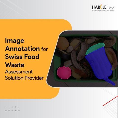 Food waste management with image annotation