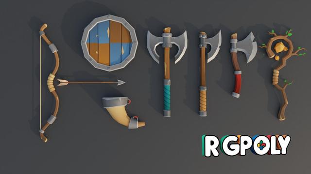Low Poly Weapons
