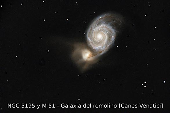 M 51 (Galaxia del Remolino)