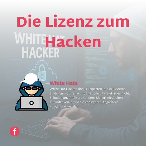 White Hat Hacker sind IT-Experten, die in Systeme eindringen dürfen – mit Erlaubnis. Ihr Ziel ist es nicht, Schaden anzurichten, sondern Sicherheitslücken aufzudecken, bevor sie von echten Angreifern ausgenutzt werden.