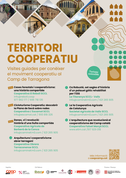 Cartell que presenta les 7 visites guiades disponibles