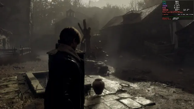Resident Evil 4 remake ejecutado a 1440p en Linux.