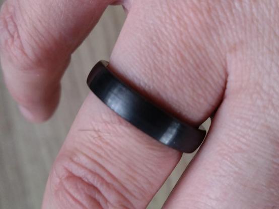 Niceboy ONE Brushed black S11 (size) ring for NFC payments.