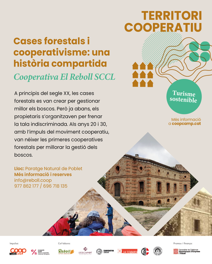 Cartell de la proposta de visita guiada que ofereix El Reboll