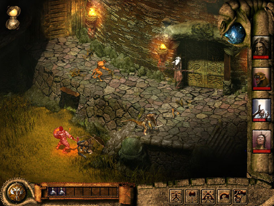 Capture d'écran du jeu Death Dealer (renommé Dark Khan plus tard) datant de 2000 et développé par Œil pour Œil