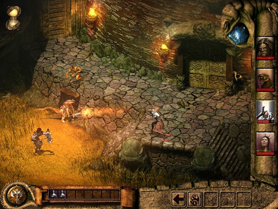 Capture d'écran du jeu Death Dealer (renommé Dark Khan plus tard) datant de 2000 et développé par Œil pour Œil
