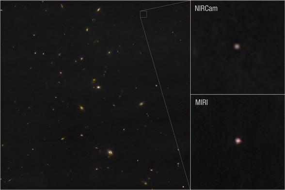 NASA’s James Webb Space Telescope recently captured these images of the asteroid 2024 YR4 using both its NIRCam (Near-Infrared Camera) and MIRI (Mid-Infrared Instrument). Data from NIRCam shows reflected light, while the MIRI observations show thermal light. 