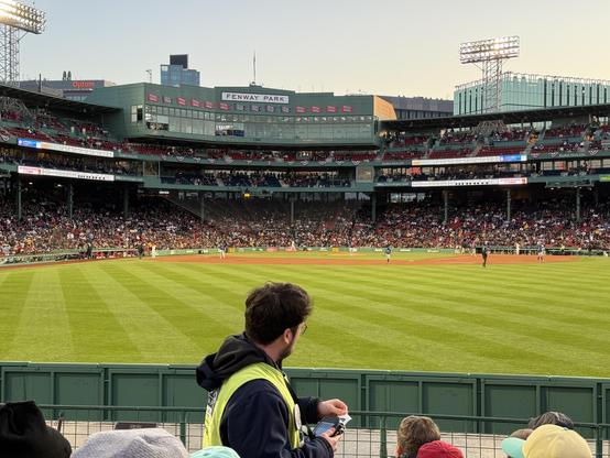 The field at Fenway park