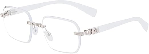 Shine Bright in Style with Rimless Diamond Cut Sunglasses
